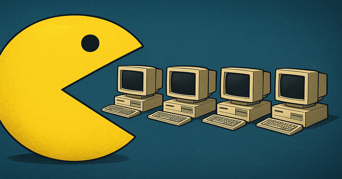 Pacman Eating Computers